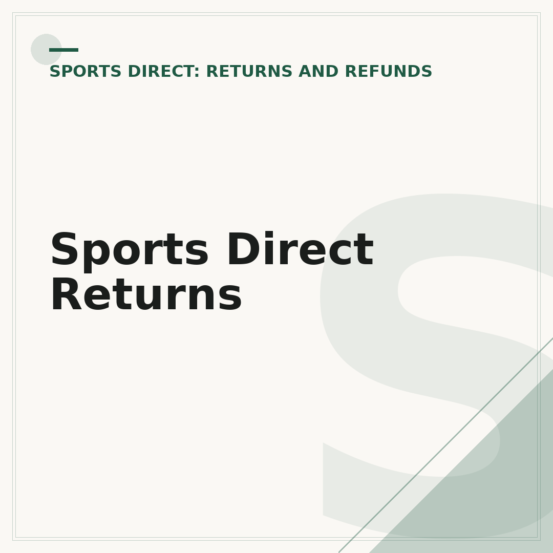 Sports Direct Returns