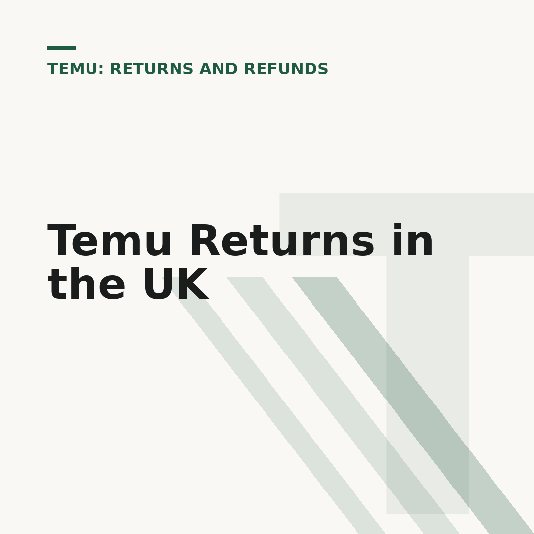 Temu Returns in the UK