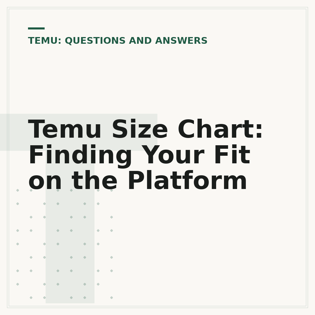 Temu Size Chart: Finding Your Fit on the Platform