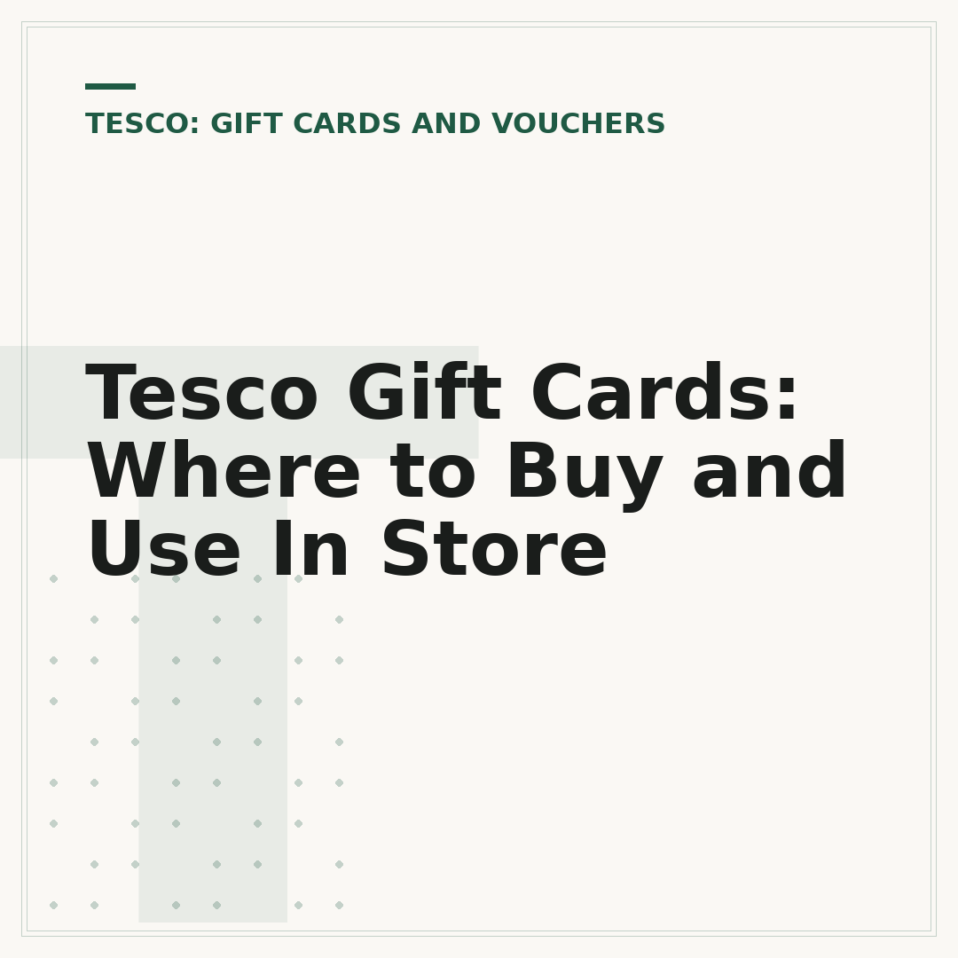 Tesco Gift Cards: Where to Buy and Use In Store