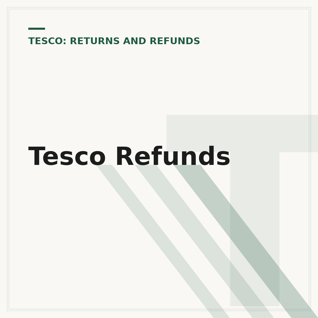 Tesco Refunds