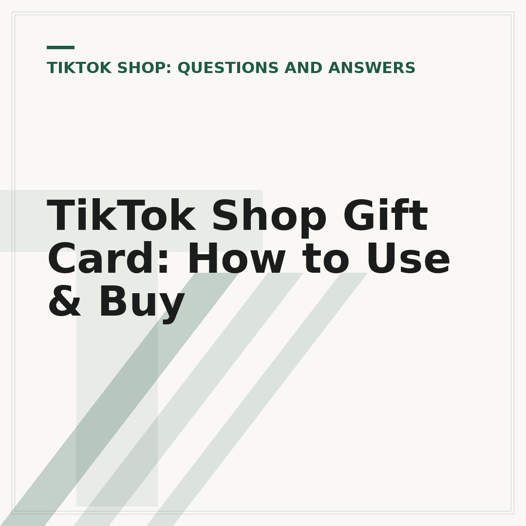 TikTok Shop Gift Card: How to Use & Buy
