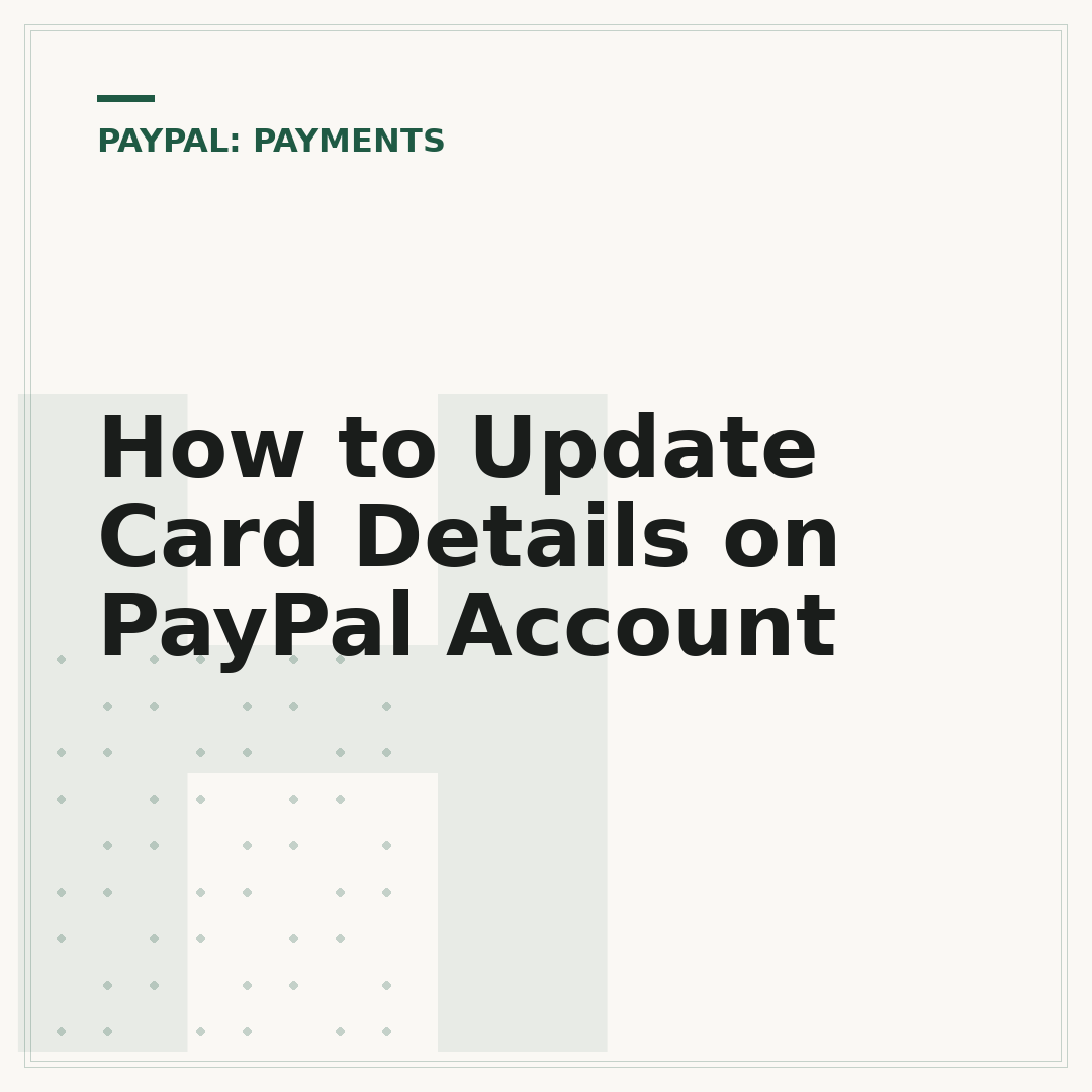 How to Update Card Details on PayPal Account