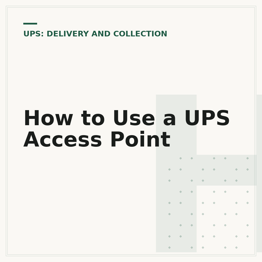 How to Use a UPS Access Point