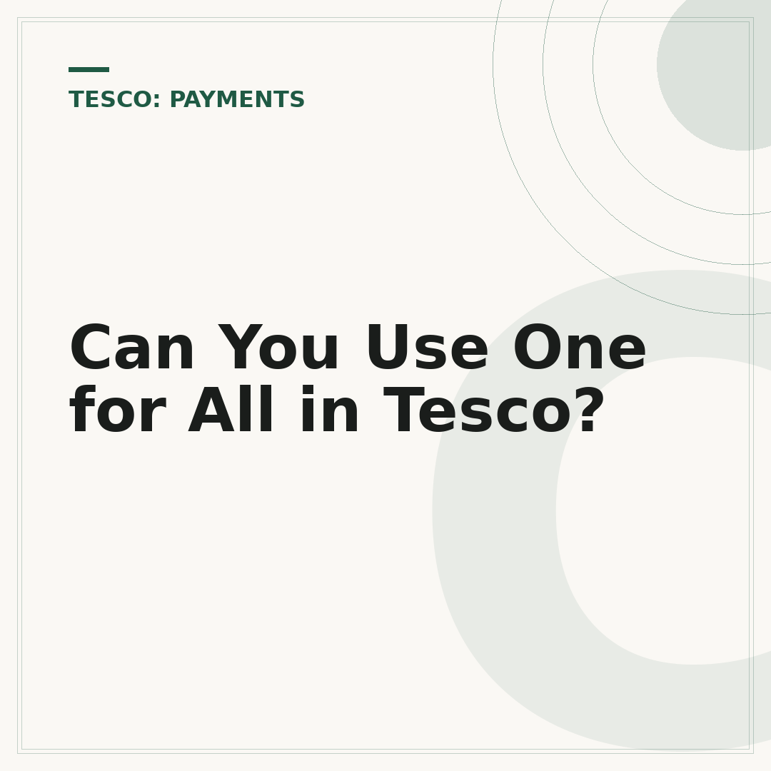 Can You Use One for All in Tesco?