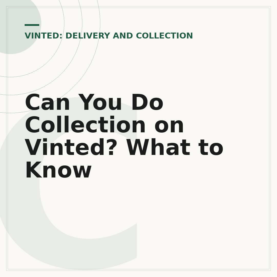 Can You Do Collection on Vinted? What to Know