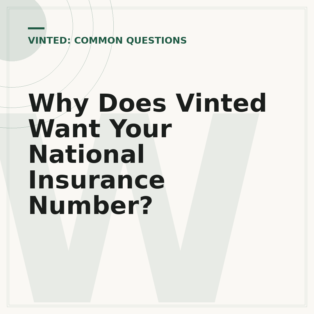 Why Does Vinted Want Your National Insurance Number?