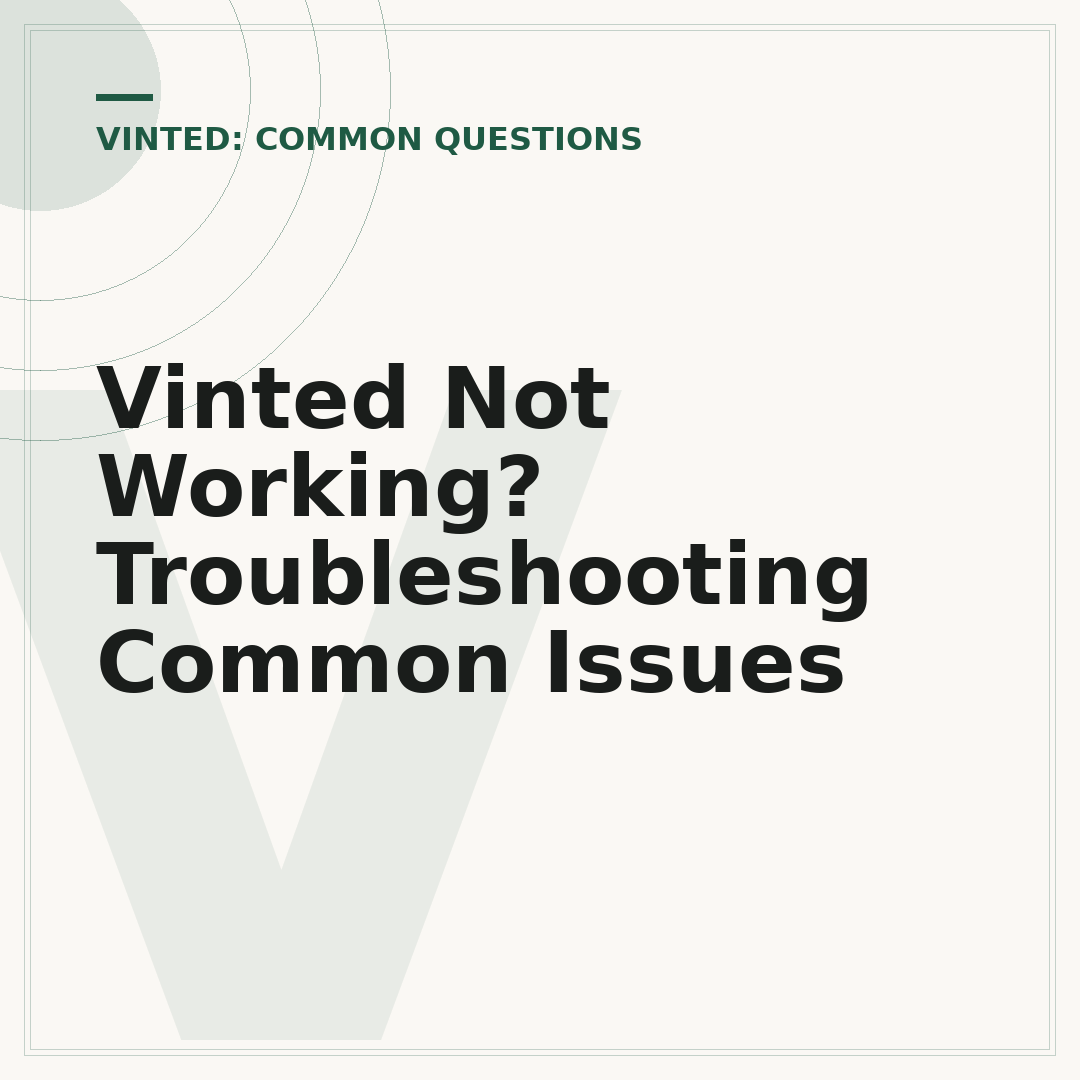 Vinted Not Working? Troubleshooting Common Issues
