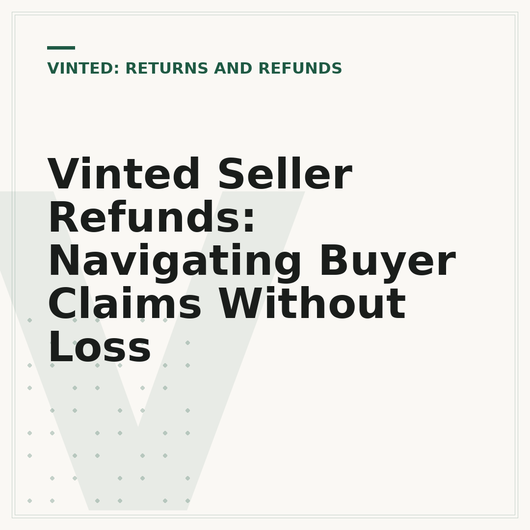 Vinted Seller Refunds: Navigating Buyer Claims Without Loss