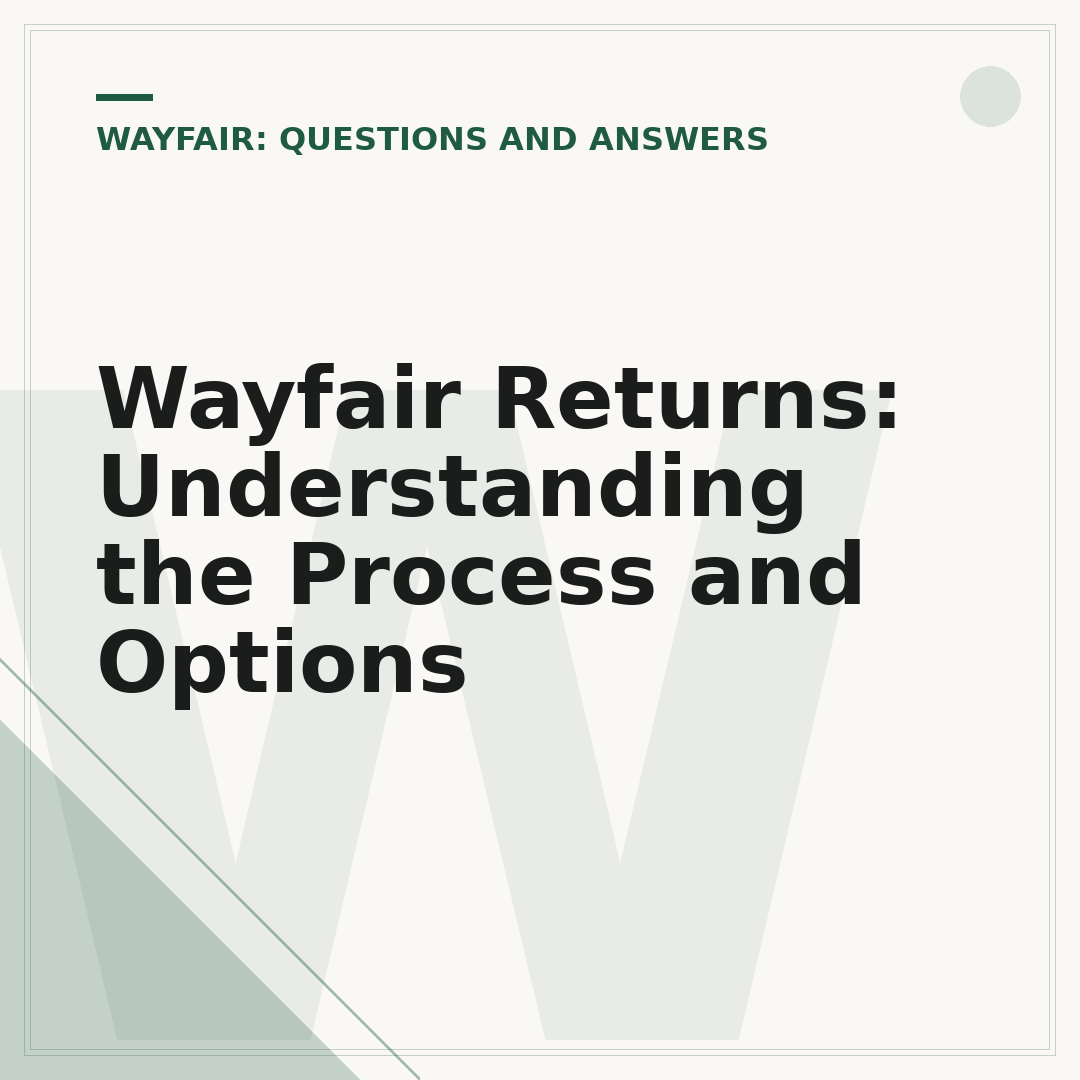 Wayfair Returns: Understanding the Process and Options