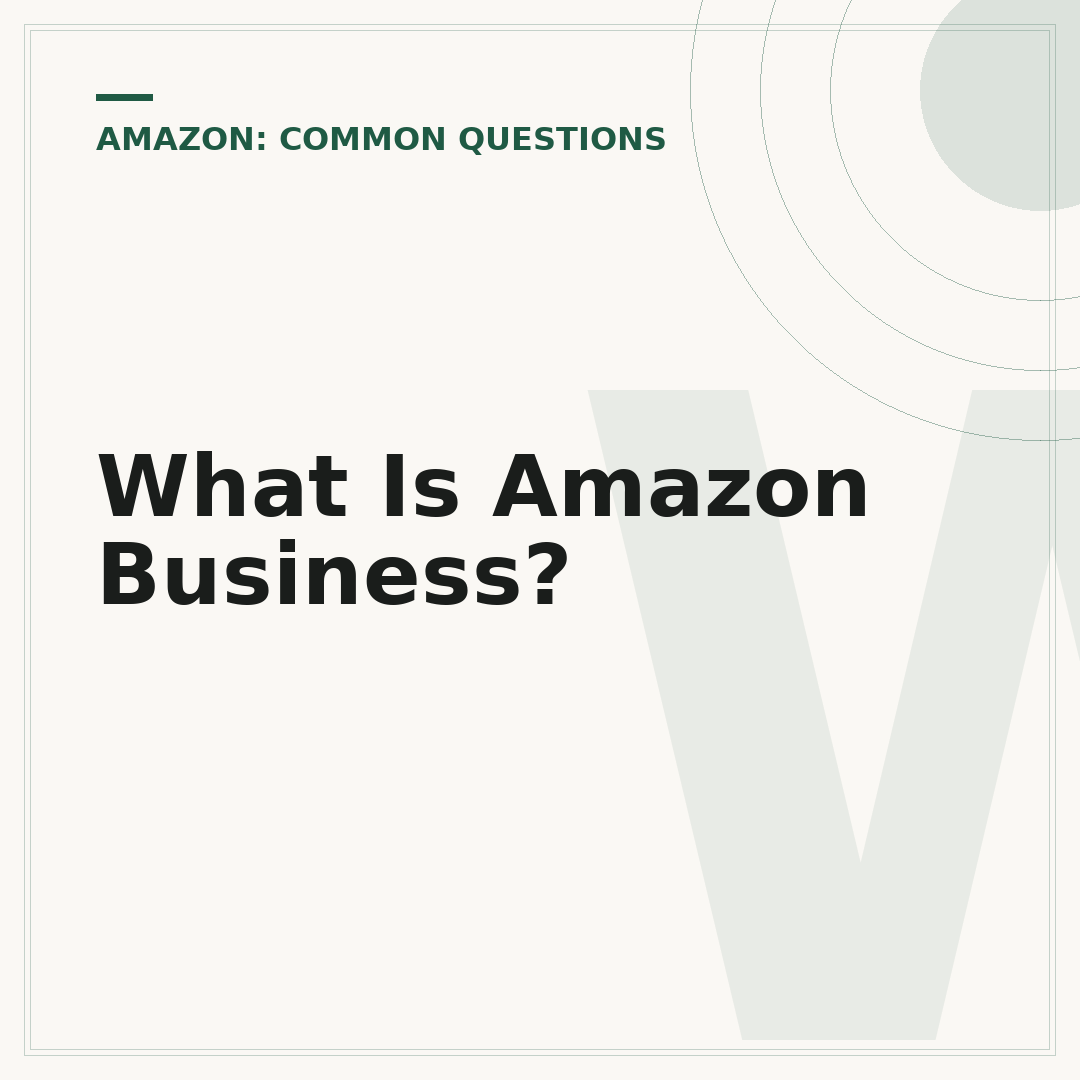 What Is Amazon Business?