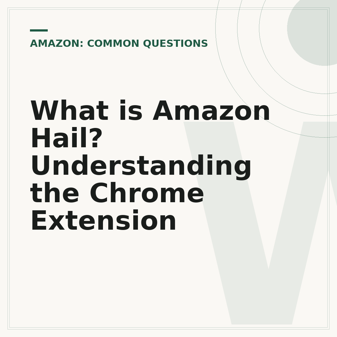 What is Amazon Hail? Understanding the Chrome Extension