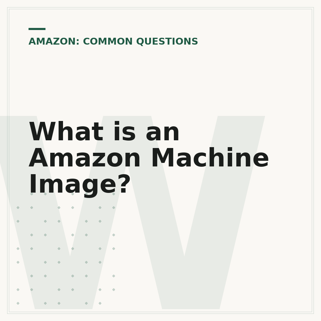What is an Amazon Machine Image?