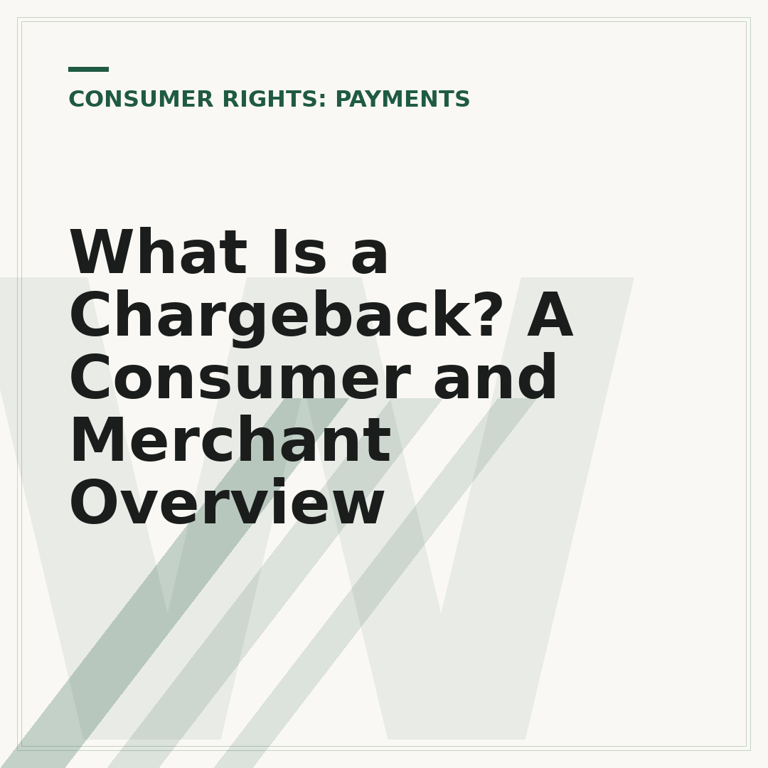 What Is a Chargeback? A Consumer and Merchant Overview