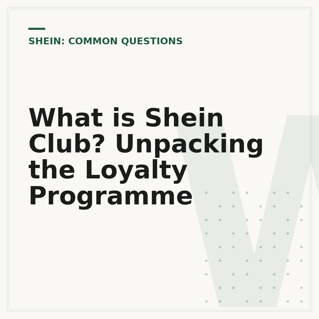 What is Shein Club? Unpacking the Loyalty Programme