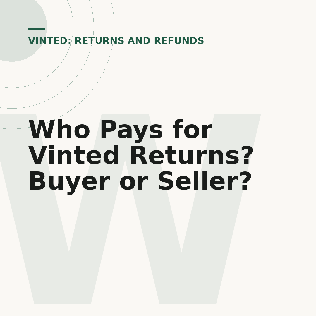 Who Pays for Vinted Returns? Buyer or Seller?