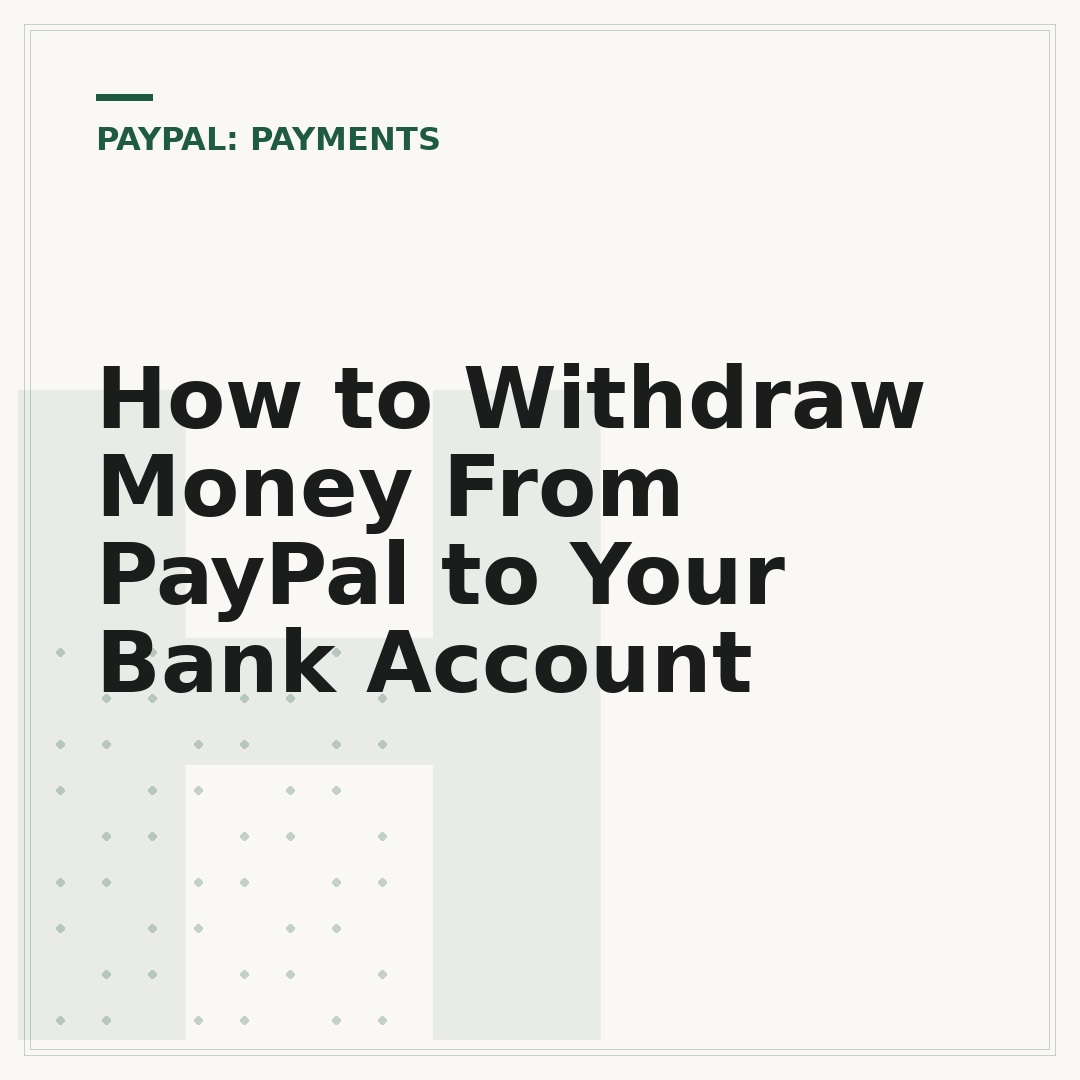 How to Withdraw Money From PayPal to Your Bank Account
