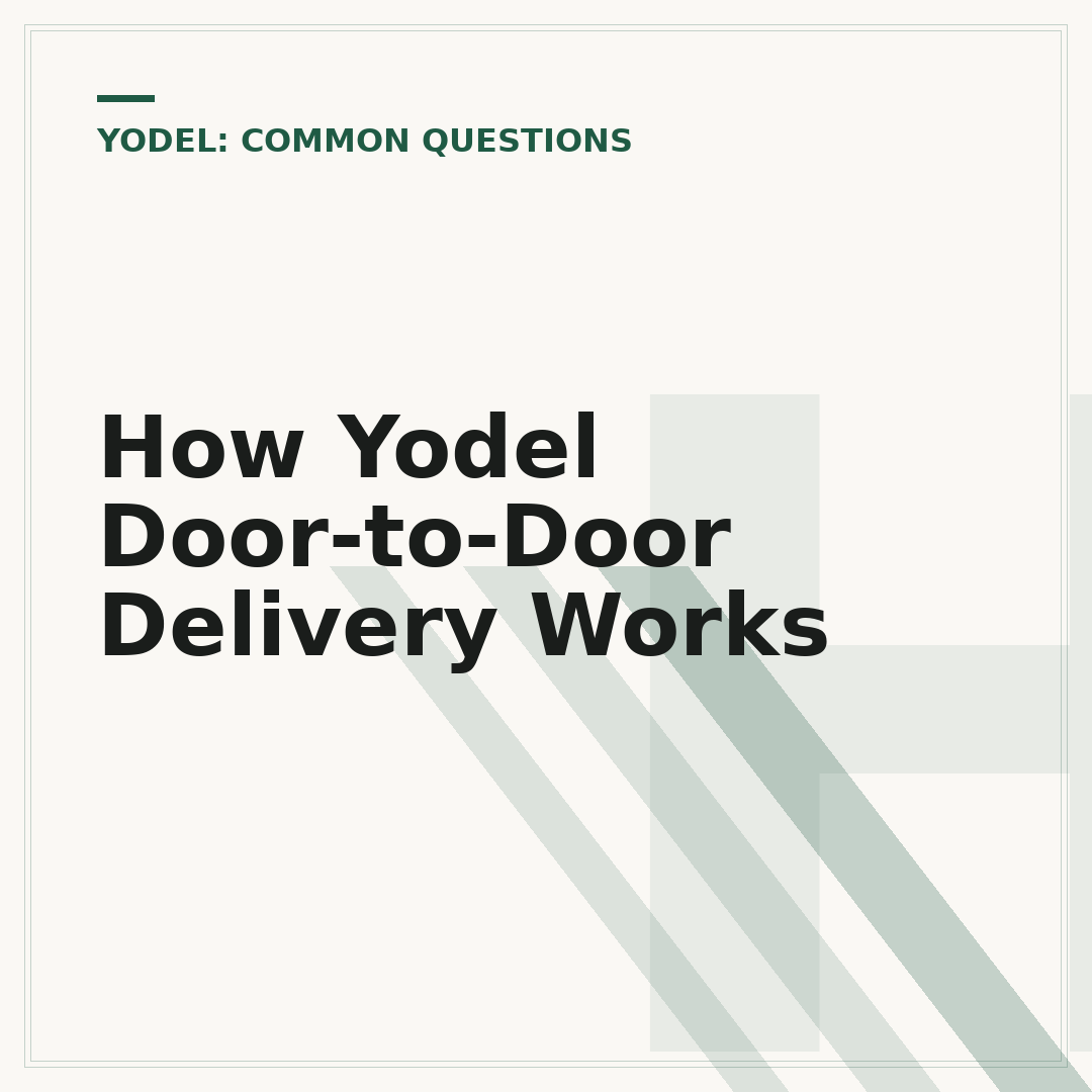 How Yodel Door-to-Door Delivery Works