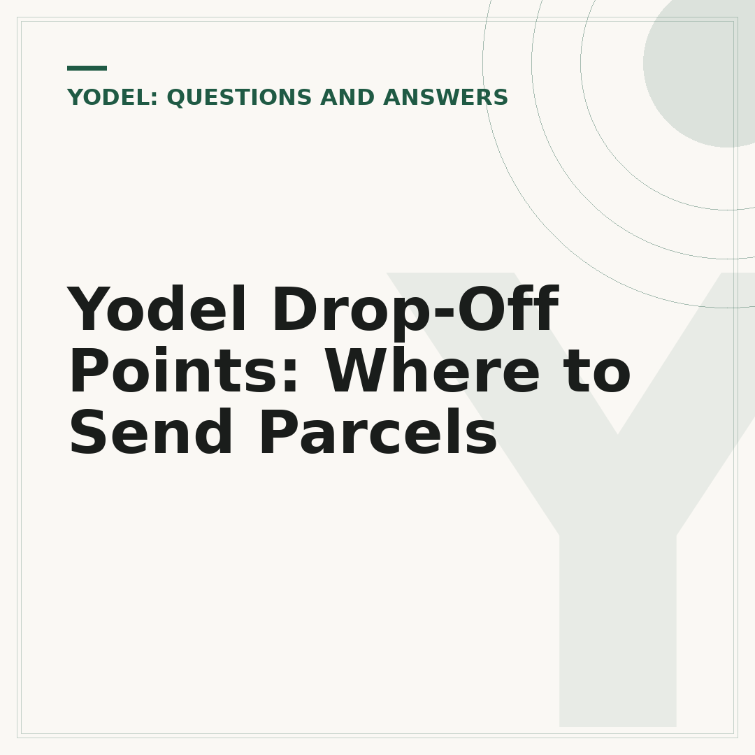 Yodel Drop-Off Points: Where to Send Parcels